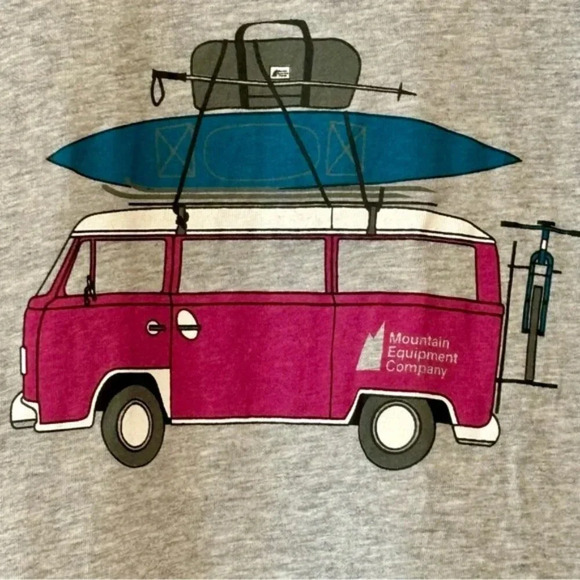 •SOLD•|MEC| Men’s Size M Mountain Equipment Coop Camper Van Grey T-Shirt - Picture 2 of 5